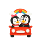 かわいいペンギンのリサ4（個別スタンプ：10）