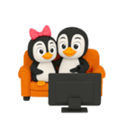 かわいいペンギンのリサ4（個別スタンプ：11）