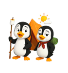 かわいいペンギンのリサ4（個別スタンプ：13）