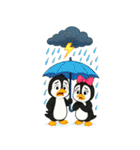 かわいいペンギンのリサ4（個別スタンプ：16）