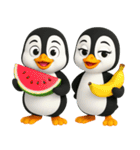 かわいいペンギンのリサ4（個別スタンプ：17）