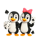かわいいペンギンのリサ4（個別スタンプ：23）
