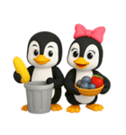 かわいいペンギンのリサ4（個別スタンプ：25）