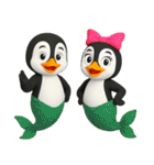 かわいいペンギンのリサ4（個別スタンプ：35）