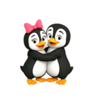 かわいいペンギンのリサ4（個別スタンプ：40）