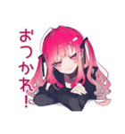 くせつよゴシックガールの推し活感情（個別スタンプ：35）