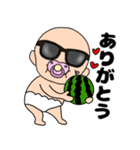 【夏】おちゃぶりベビー5（個別スタンプ：40）