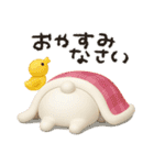 くまぴ★夏2025ぷっくり立体（個別スタンプ：10）