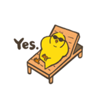 ひよこちゃんの夏スタンプ（個別スタンプ：10）