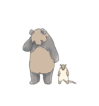 猛暑♢パンダとコアリクイ（個別スタンプ：4）