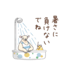猛暑♢パンダとコアリクイ（個別スタンプ：24）