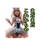 仮装女子_猫耳アイドル（関西弁）編（個別スタンプ：17）