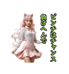 仮装女子_猫耳アイドル（関西弁）編（個別スタンプ：22）