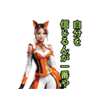 仮装女子_猫耳アイドル（関西弁）編（個別スタンプ：27）