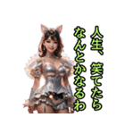 仮装女子_猫耳アイドル（関西弁）編（個別スタンプ：28）