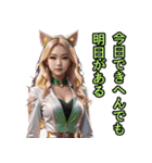仮装女子_猫耳アイドル（関西弁）編（個別スタンプ：35）