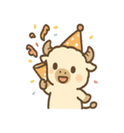ふわもこバッファロー（個別スタンプ：22）