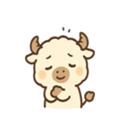ふわもこバッファロー（個別スタンプ：34）