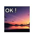 綺麗な夕焼け空（個別スタンプ：9）