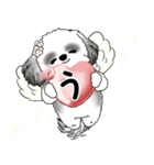 B＆W シーズー犬 2025 「天使ちゃん」（個別スタンプ：20）