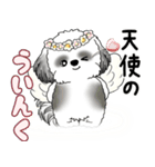 B＆W シーズー犬 2025 「天使ちゃん」（個別スタンプ：29）