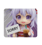 アイスコーヒーみなみちゃんカプセルトイ（個別スタンプ：2）