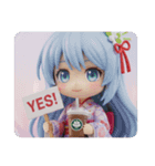 アイスコーヒーみなみちゃんカプセルトイ（個別スタンプ：6）