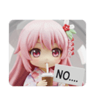 アイスコーヒーみなみちゃんカプセルトイ（個別スタンプ：7）