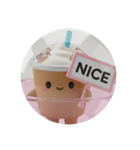 アイスコーヒーカプセルトイ(丸型)（個別スタンプ：1）