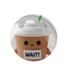 アイスコーヒーカプセルトイ(丸型)（個別スタンプ：5）