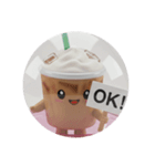 アイスコーヒーカプセルトイ(丸型)（個別スタンプ：6）
