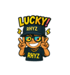 URBEAST-RHYZ Black（個別スタンプ：7）