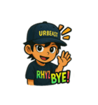 URBEAST-RHYZ Black（個別スタンプ：11）