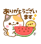 ねこねこにゃんこ♡夏の気遣い（個別スタンプ：22）