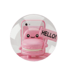 マカロンスマホカプセルトイ(丸型)（個別スタンプ：1）