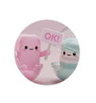 マカロンスマホカプセルトイ(丸型)（個別スタンプ：4）