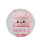 マカロンスマホカプセルトイ(丸型)（個別スタンプ：6）