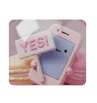 マカロンスマホカプセルトイ(四角型)（個別スタンプ：2）