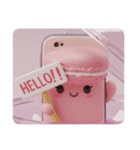 マカロンスマホカプセルトイ(四角型)（個別スタンプ：8）