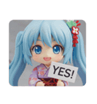 ツインテール精霊みなみちゃんカプセルトイ（個別スタンプ：3）