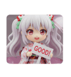 ツインテール精霊みなみちゃんカプセルトイ（個別スタンプ：8）