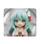 推しカラーペンライトサイリウム（個別スタンプ：3）