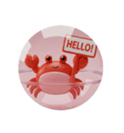 かにかにカプセルトイ(丸型)（個別スタンプ：2）
