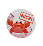 かにかにカプセルトイ(丸型)（個別スタンプ：4）