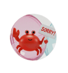 かにかにカプセルトイ(丸型)（個別スタンプ：5）