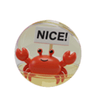 かにかにカプセルトイ(丸型)（個別スタンプ：7）