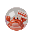 かにかにカプセルトイ(丸型)（個別スタンプ：8）