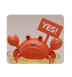 かにかにカプセルトイ(四角型)（個別スタンプ：2）