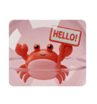 かにかにカプセルトイ(四角型)（個別スタンプ：3）