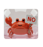 かにかにカプセルトイ(四角型)（個別スタンプ：4）
